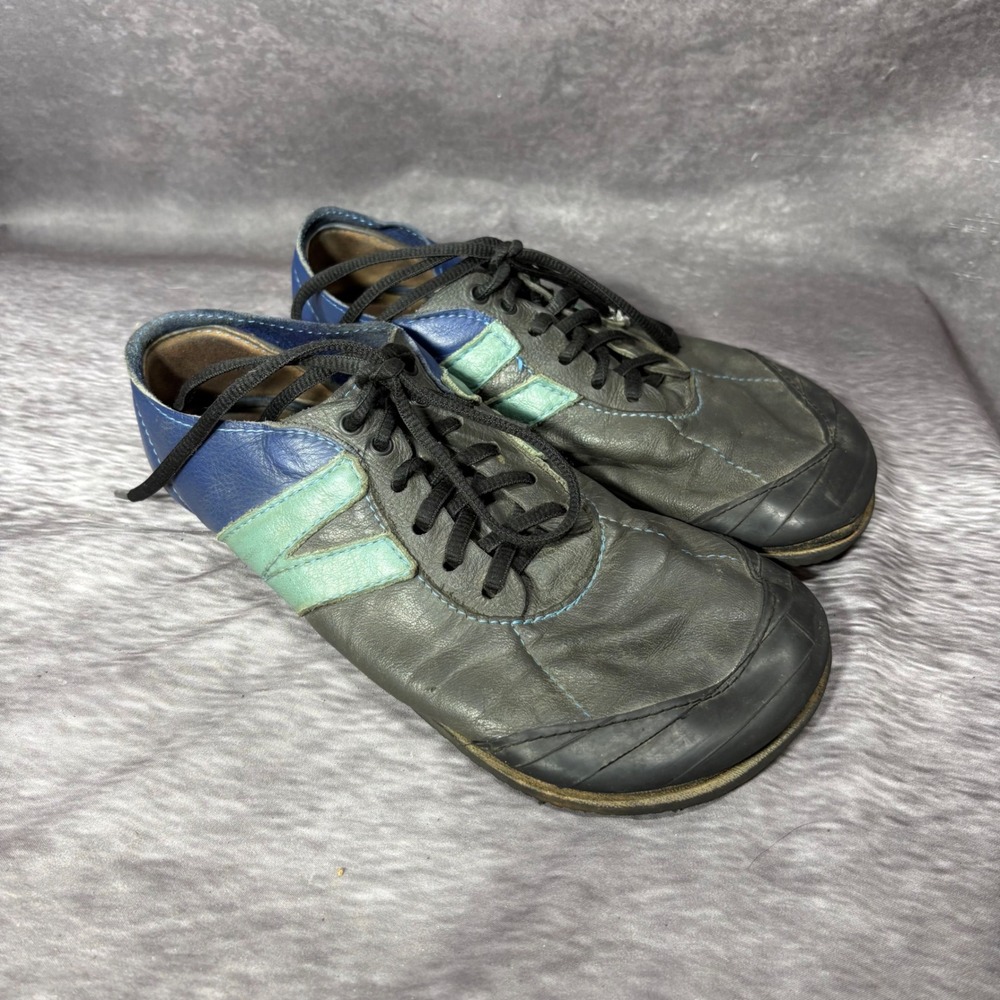Softstar Primal RunAmoc Leather Barefoot Shoes Womens Size 6 Wide Toe Box Blue